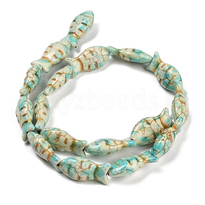 Synthetic Turquoise Beads Strands TURQ-F019-01I-1