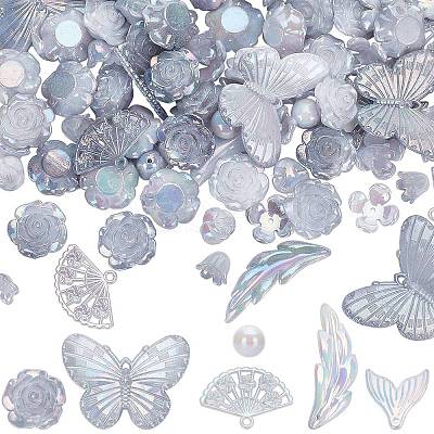 100G Plastic Pendants & Beads & Decoden Cabochons OHAR-SC0002-99B-1