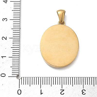 304 Stainless Steel Micro Pave Clear Cubic Zirconia Pendants CU-CBAF0F8-05E-G-1