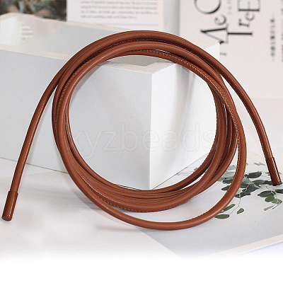 Round PU Leather Cord Tie Knot Belts for Dress DIY-WH20007-802B-04-1