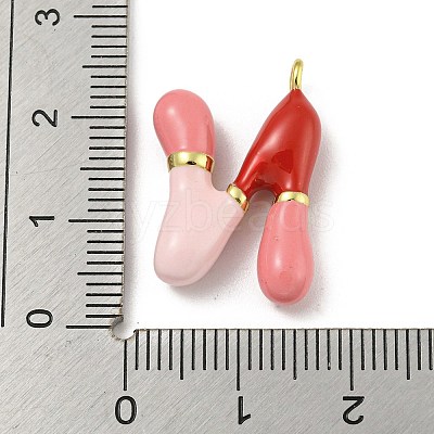 Brass Enamel Pendants X-KK-E093-03G-N-1