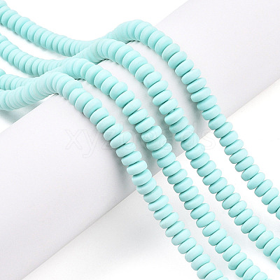 Handmade Polymer Clay Beads Strands X-CLAY-N008-008H-1