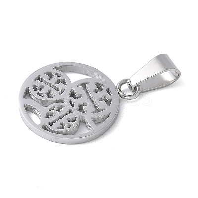 304 Stainless Steel Pendants STAS-S162-16P-1