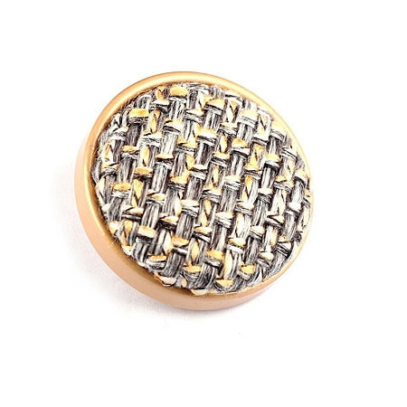 Wool Woven Metal Buttons PW-WG51C56-08-1