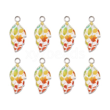 Alloy Enamel Pendants PALLOY-TAC0009-25P-A-1