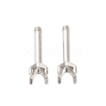 304 Stainless Steel Stud Earring Findings STAS-B091-02B-03P-1