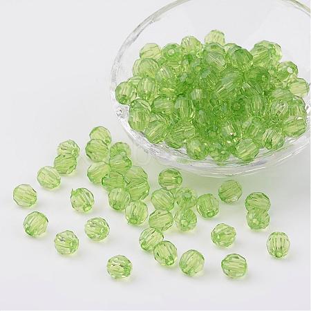 Transparent Acrylic Beads DB8mmC-25-1