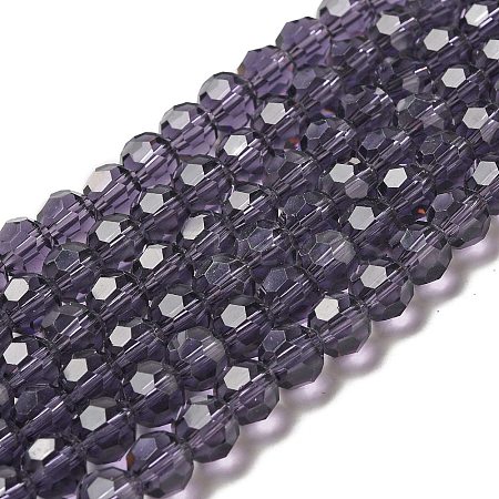 Transparent Glass Beads EGLA-A035-T8mm-D15-1