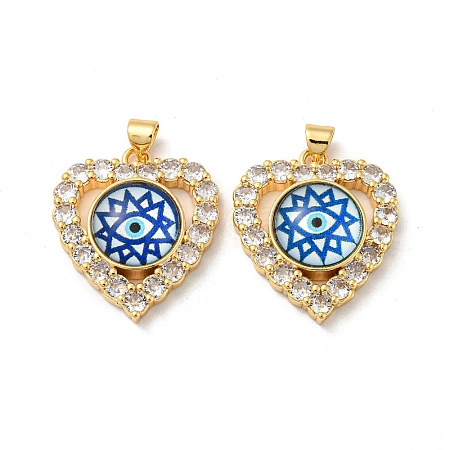 Real 18K Gold Plated Brass Pendants KK-L209-005G-02-1