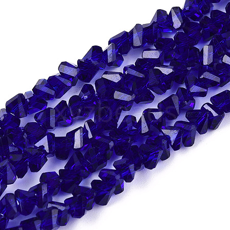 Transparent Glass Beads Strands GLAA-N018-4mm-10-1