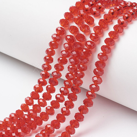 Glass Beads Strands EGLA-A034-T3mm-D01-1