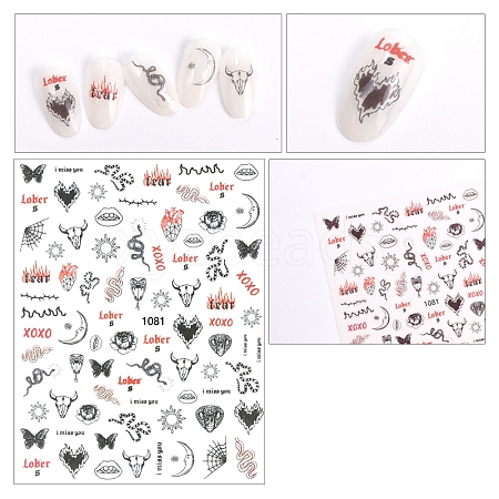 Halloween Paper Nail Art Stickers PW-WGEAAB4-07-1