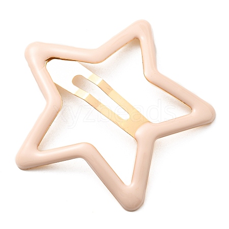 Star Alloy Enamel Snap Hair Clips PHAR-R179-07B-KCG-1