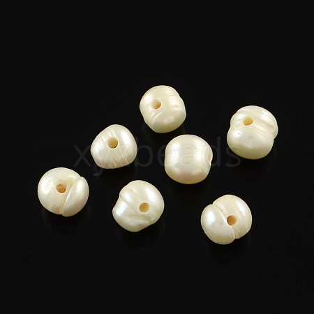 Natural Cultured Freshwater Pearl Beads X-PEAR-Q004-04B-1