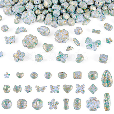 100G Opaque Acrylic Beads OACR-TA0003-75-1