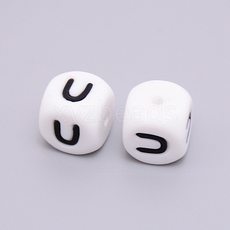 Silicone Beads SIL-WH0002-25B-U-1