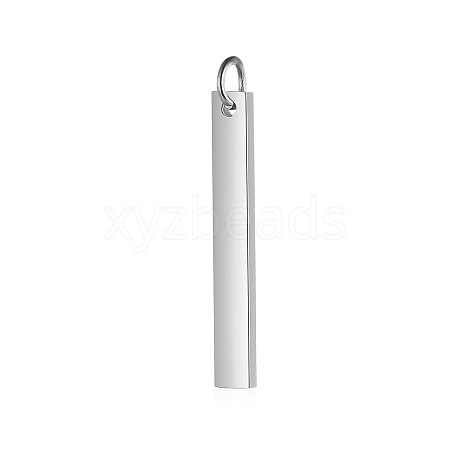 Anti-Tarnish 304 Stainless Steel Pendants STAS-I311-14D-P-1