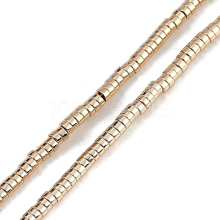 Electroplated Synthetic Non-magnetic Hematite Beads Strands G-G174-G01-01-1