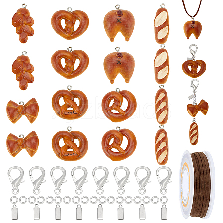 DIY Bread Keychain Kits DIY-PH0036-73-1