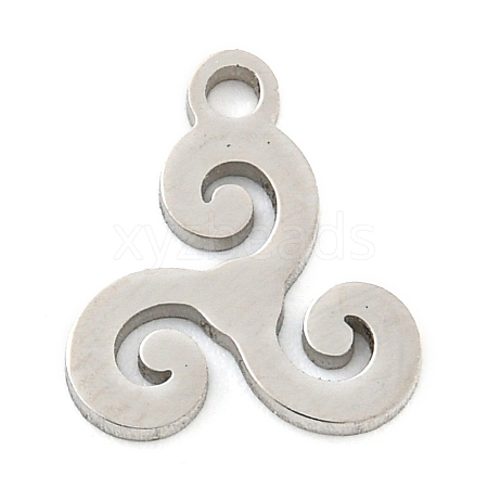 Non-Tarnish 304 Stainless Steel Charms STAS-Z076-01P-03-1