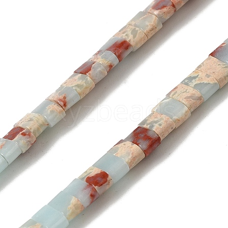 Synthetic Aqua Terra Jasper Beads Strands G-Z045-A19-01-1