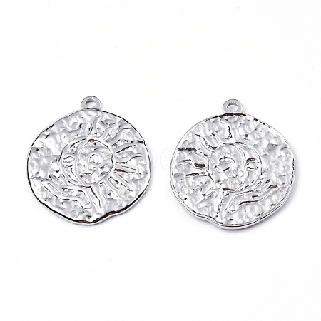 Non-Tarnish 201 Stainless Steel Pendants STAS-N098-077P-1