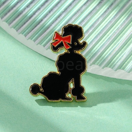 Puppy Dog Enamel Pins JEWB-M048-05G-1