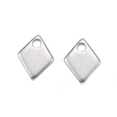 Tarnish Resistant 201 Stainless Steel Charms STAS-F039-85-P-1