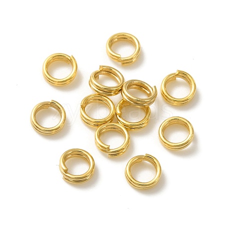Brass Split Rings KK-O143-26G-1