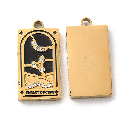 304 Stainless Steel Pendants STAS-M310-01G-03-1