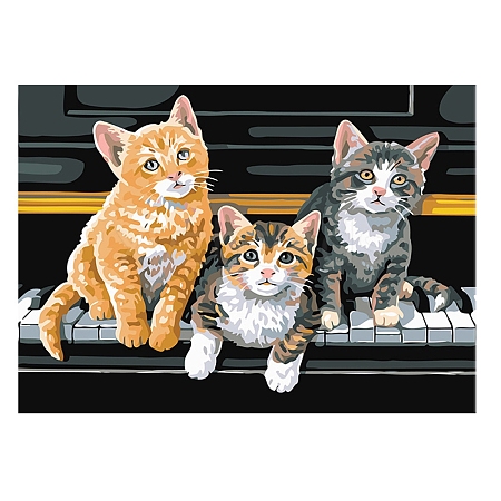 Cat DIY Diamond Painting Kit PW-WGB312C-01-1