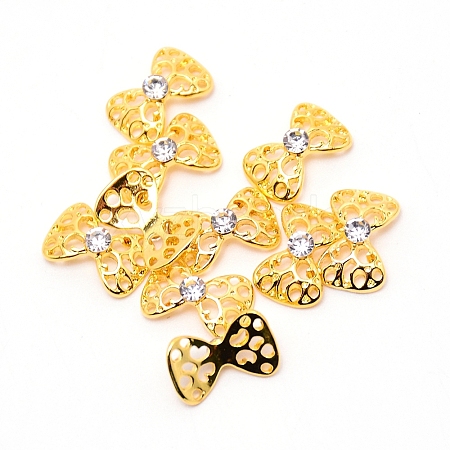 Alloy Rhinestone Cabochons MRMJ-WH0068-41B-02G-1