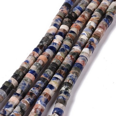 Natural Sodalite Beads Strands G-C240-04B-1