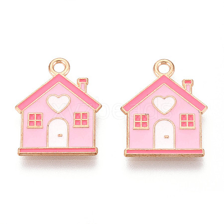 Alloy Enamel Pendants X-ENAM-T022-27-1