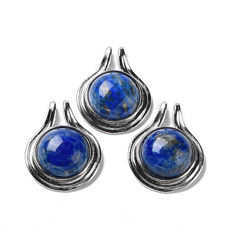 Natural Lapis Lazuli Pendants G-M405-06P-09-1