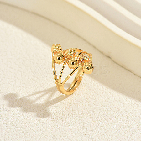 Brass Cuff Open Rings for Women MB5313-4-1