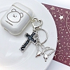 Alloy & Rhinestone & Enamel Keychain PW-WGAF56C-01-1