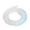 Transparent Painted Glass Beads Strands DGLA-A034-T3mm-A21-5