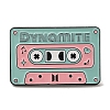 Word Dynamite Radio Alloy Enamel Pin Brooch JEWB-B014-04C-1