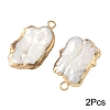 2Pcs Baroque Natural Keshi Pearl Pendants PEAR-YW0001-11-1