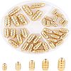 Brass Grooved Bullet Shape Weights Fishing Sinkers KK-FH0001-02G-1