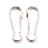 Non-Tarnish 201 Stainless Steel Keychain Clasps STAS-C044-05B-P-1