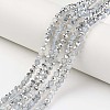 Electroplate Glass Beads Strands EGLA-A034-J2mm-M05-1