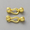 Brass Hook and S-Hook Clasps KK-WH0103-006G-02-1
