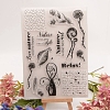 Transparent Clear Silicone Stamp/Seal SCRA-PW0009-04-2