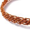 Nylon Thread Braided Cord Bracelet BJEW-JB07412-05-4