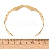 Romantic 304 Stainless Steel Cuff Bangles for Women BJEW-Q045-01G-3