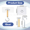 Plastic Hook Hangers FIND-WH20003-14B-02-2