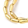 Electroplate Glass Beads Strands EGLA-F166-09G-3