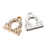 2 Sets 2 Colors Zinc Alloy Pendants ALRI-FW0001-02-3